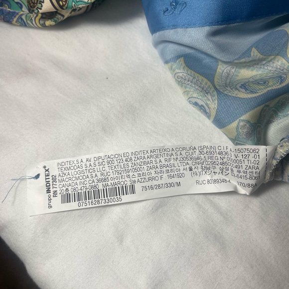 Zara Multicolor Patterned Shirt - Picture 10 of 10